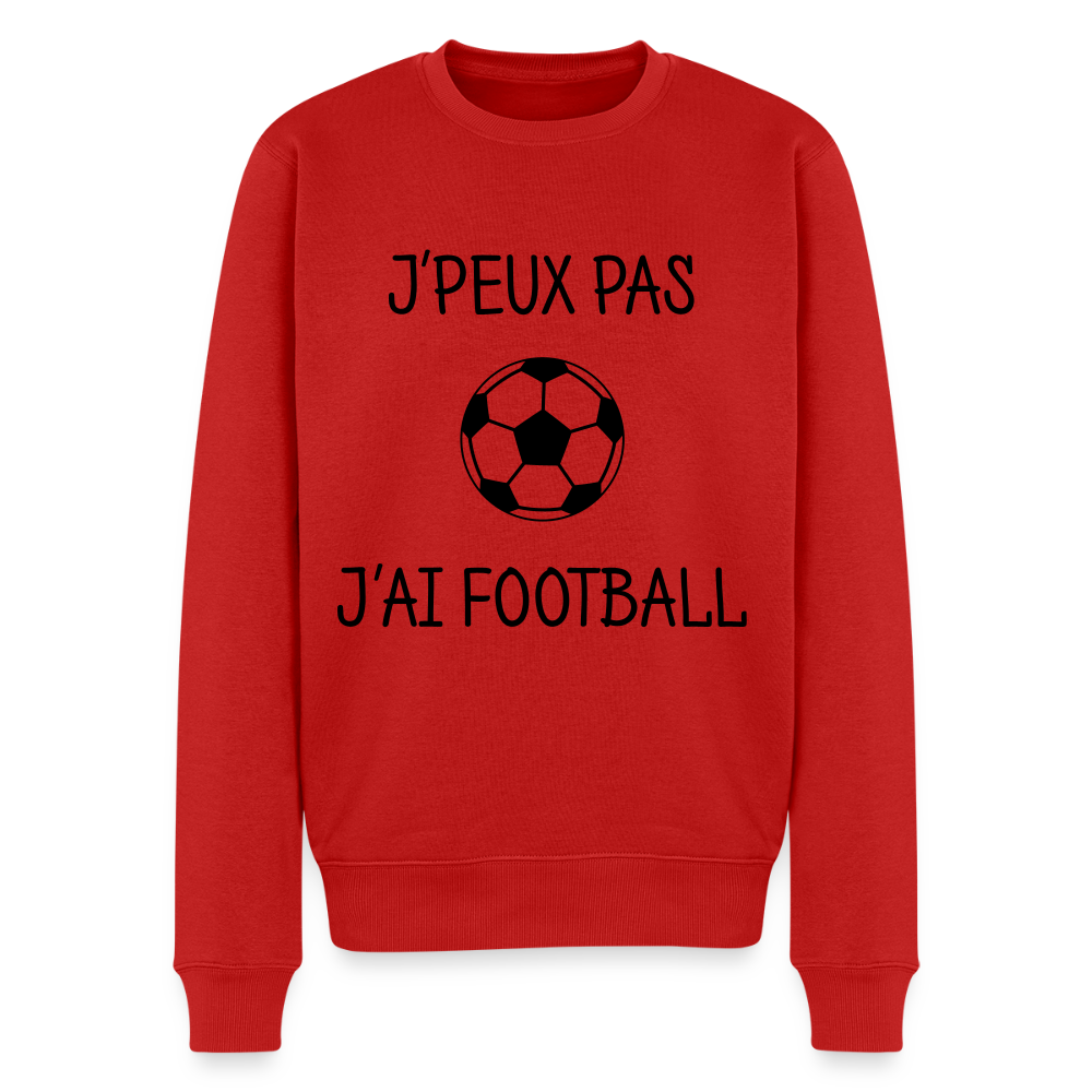 Sweat ras-du-cou Premium Homme - rouge