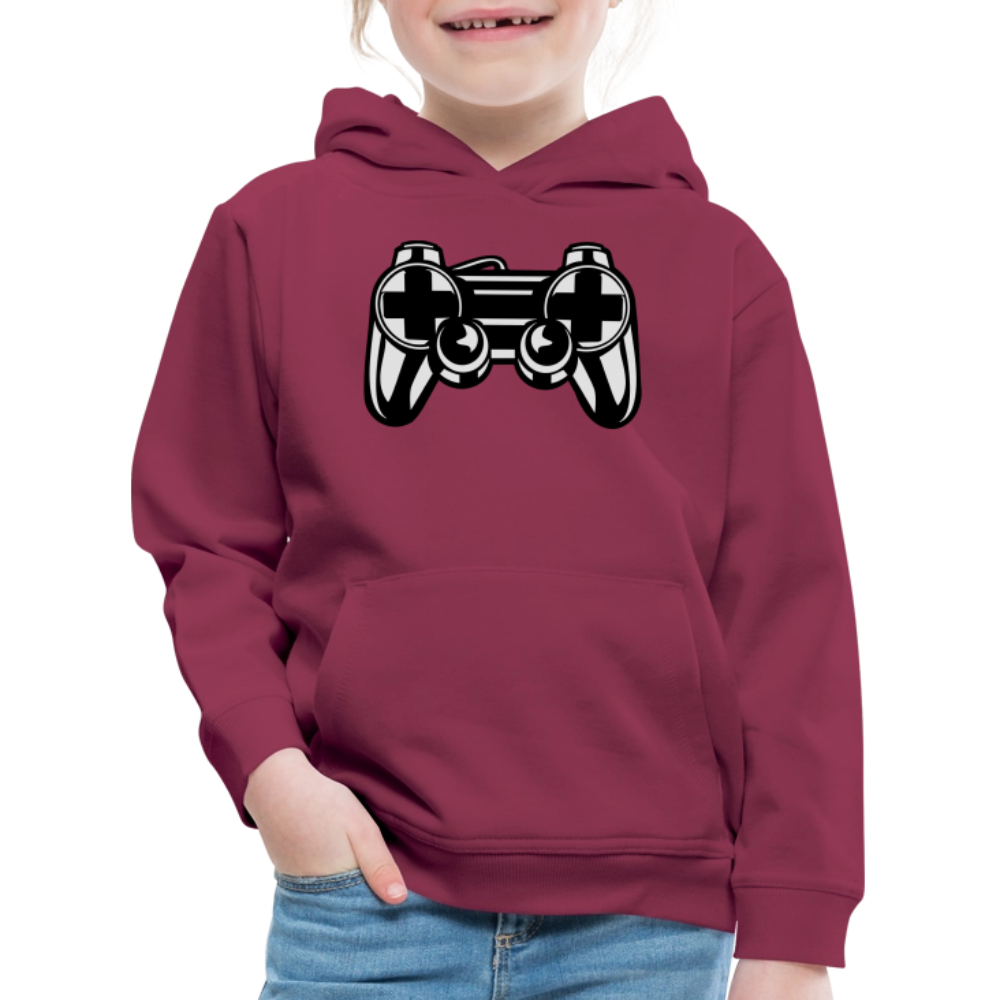 Pull à capuche Premium Enfant - bordeaux