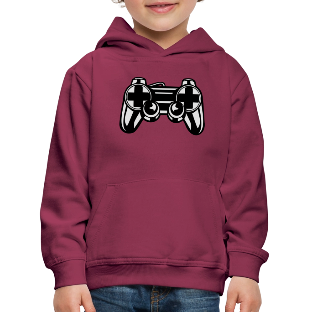 Pull à capuche Premium Enfant - bordeaux