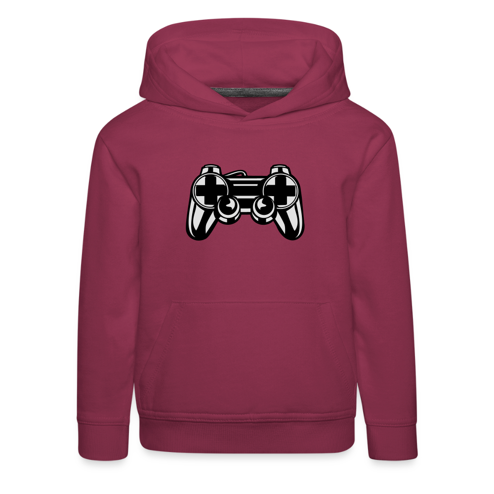 Pull à capuche Premium Enfant - bordeaux