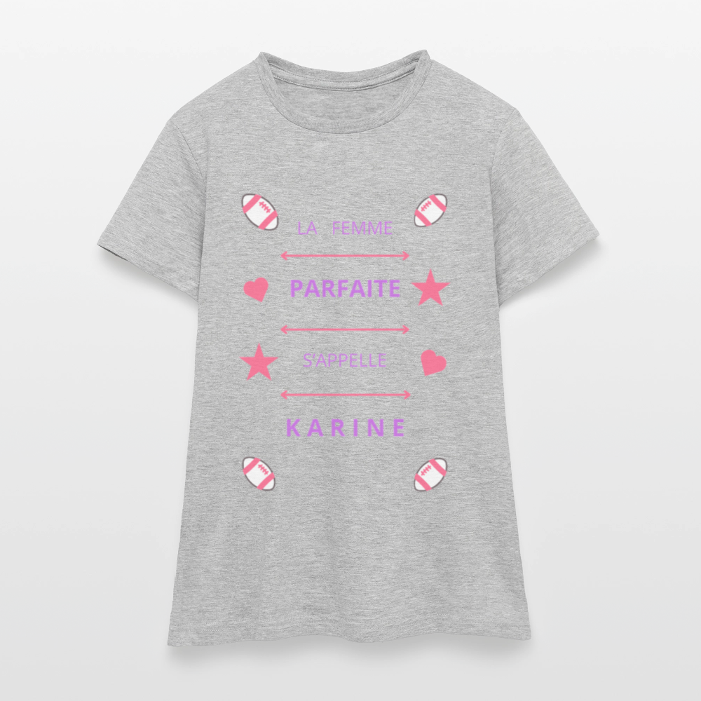 T-shirt Femme - gris chiné
