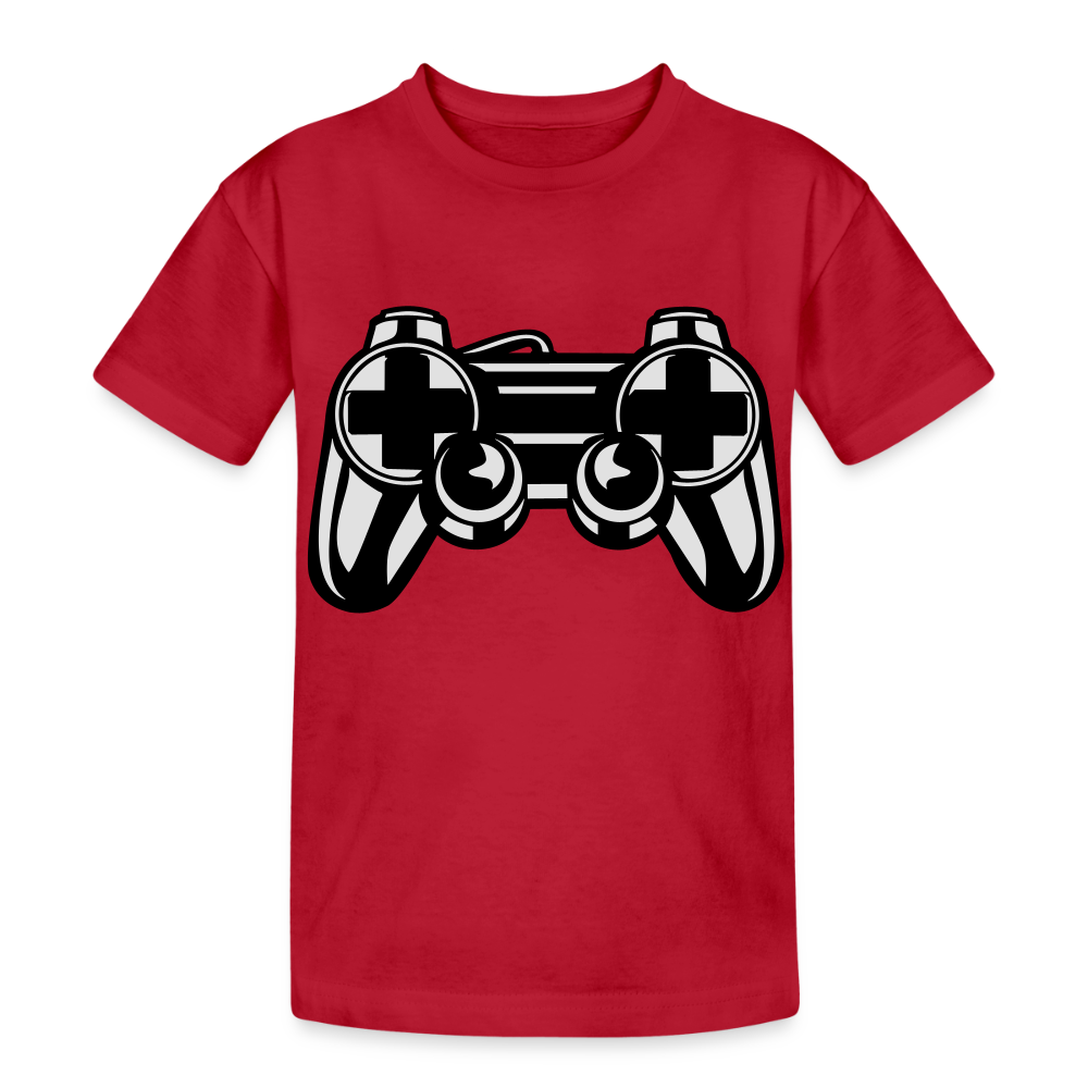 T-shirt coton épais enfant - lie de vin