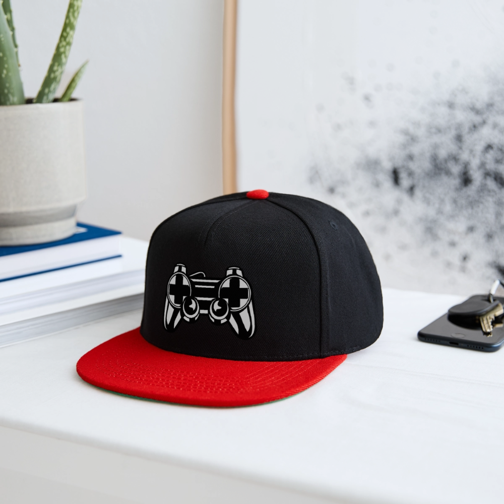 Casquette snapback - noir/rouge