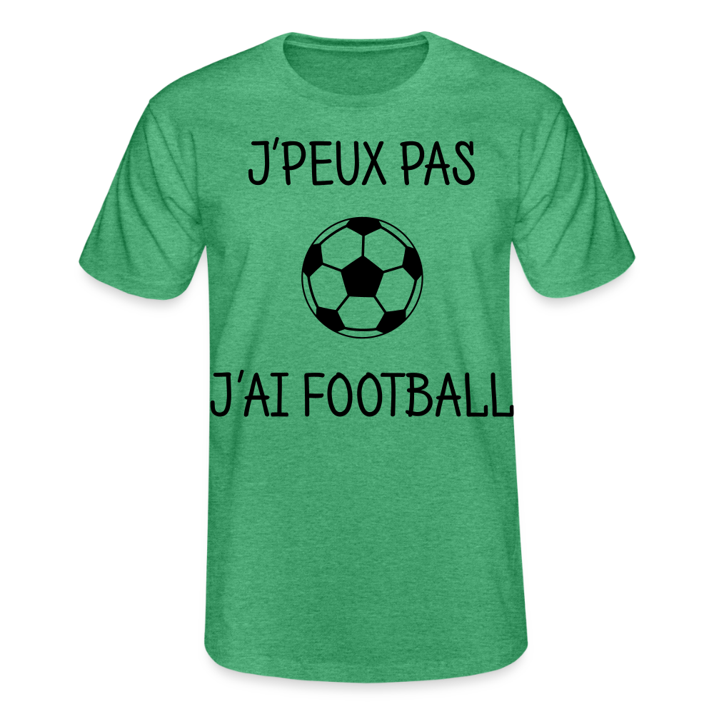 T-shirt Homme Fruit of the Loom - vert chiné