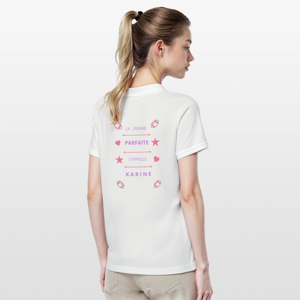 Women's Polo Shirt - blanc