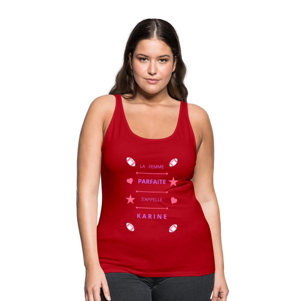 Débardeur Premium Femme - rouge