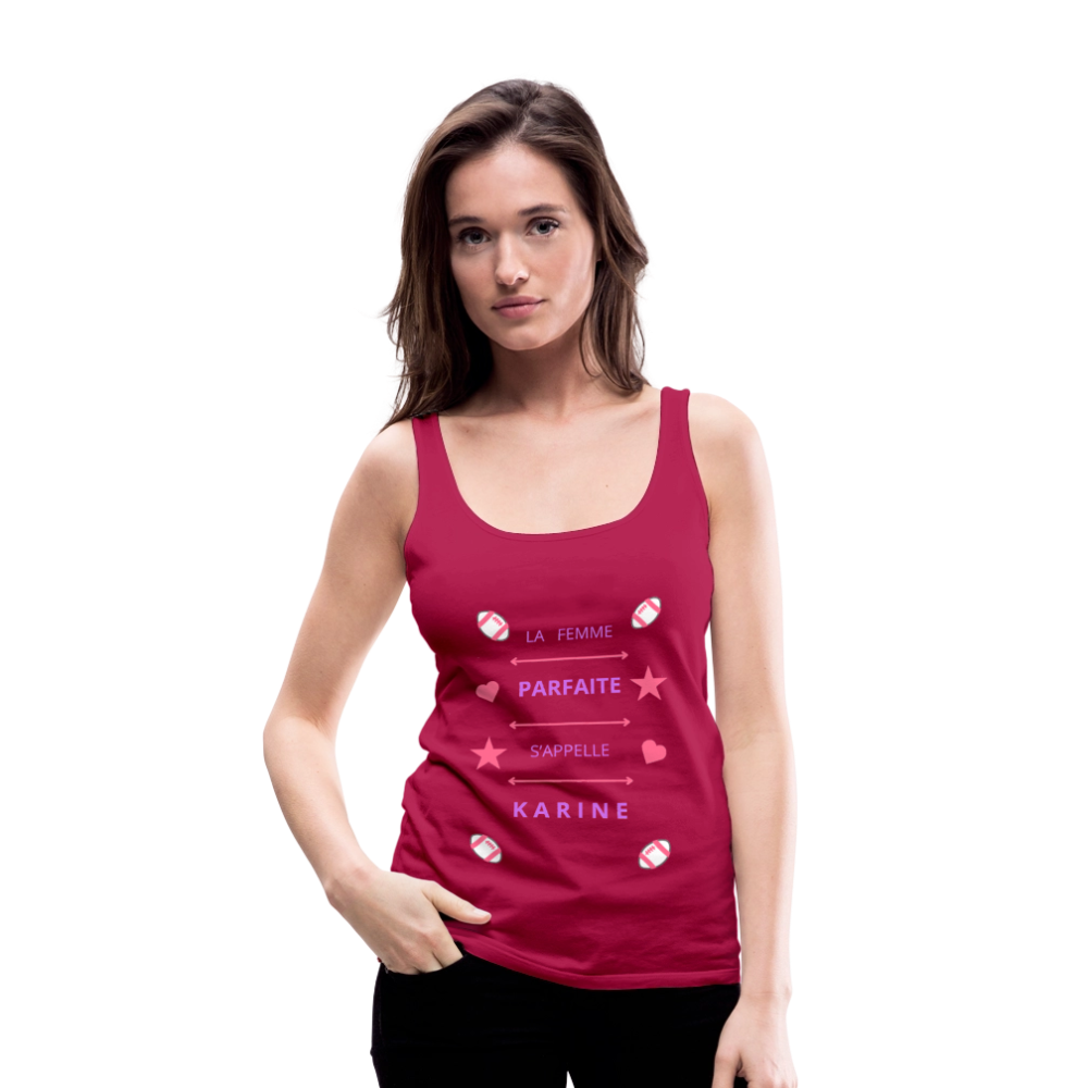 Débardeur Premium Femme - rubis