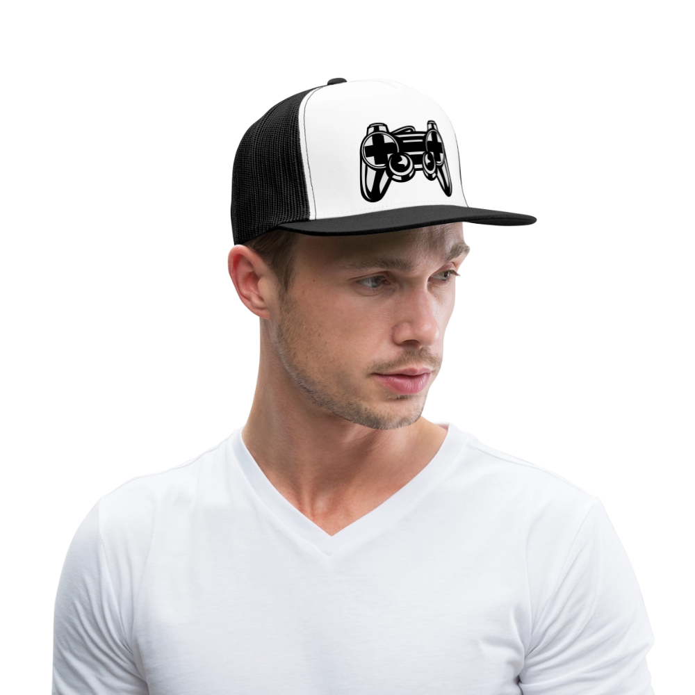 Trucker Cap - blanc/noir