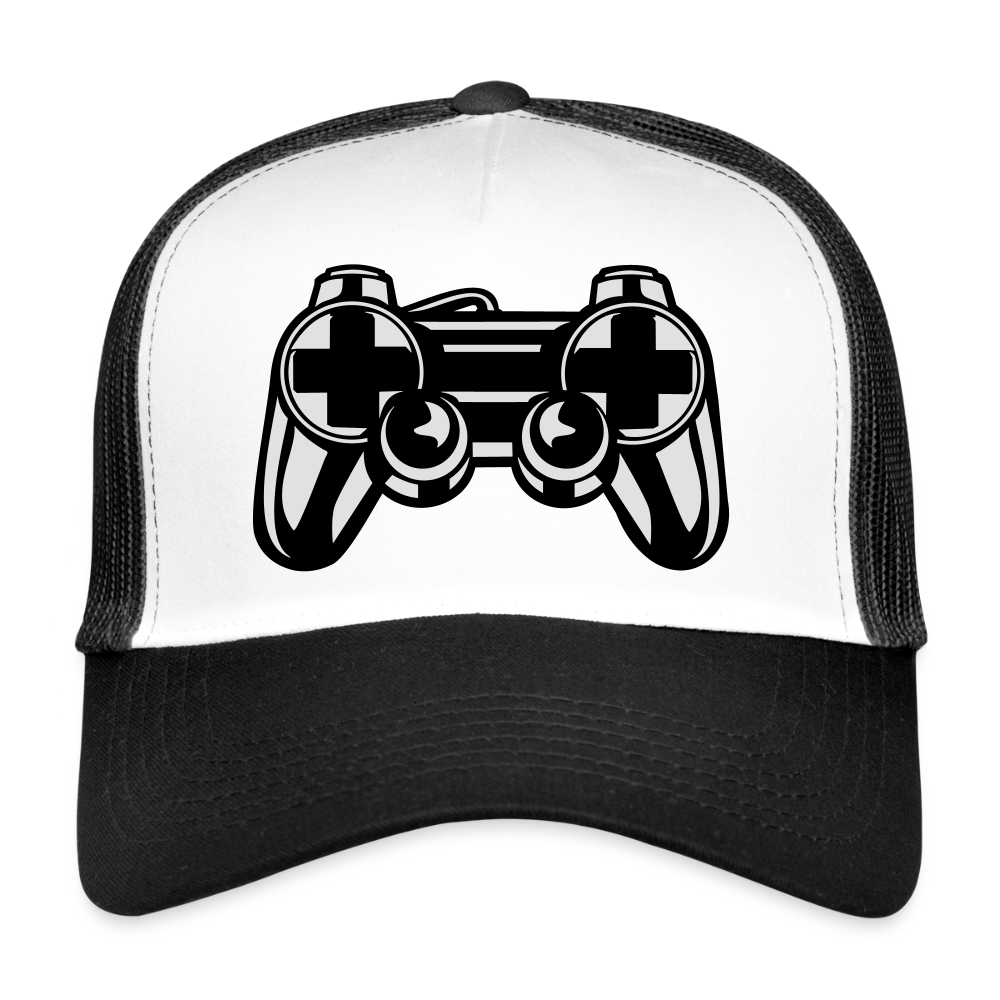Trucker Cap - blanc/noir