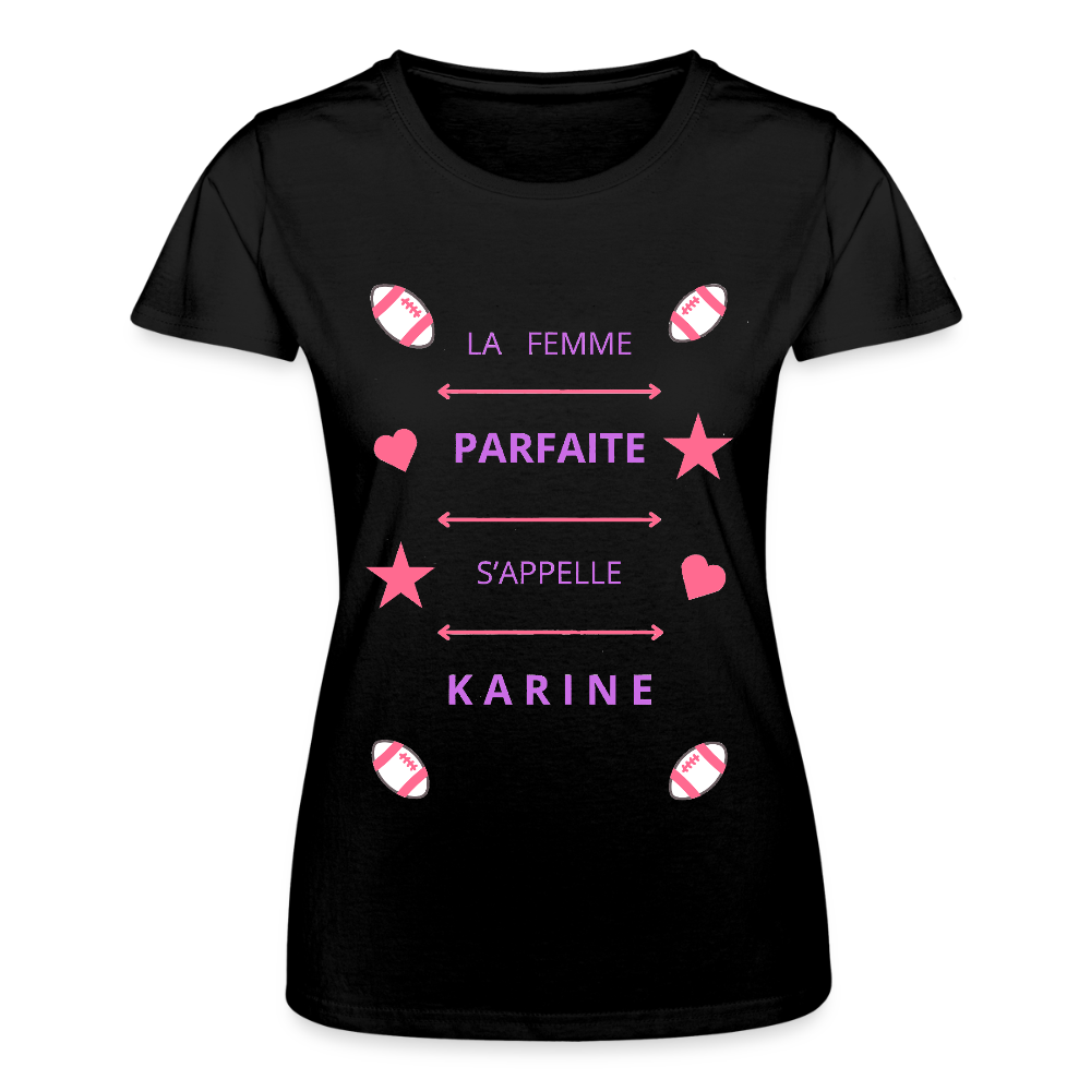 T-shirt Femme Fruit of the Loom - noir