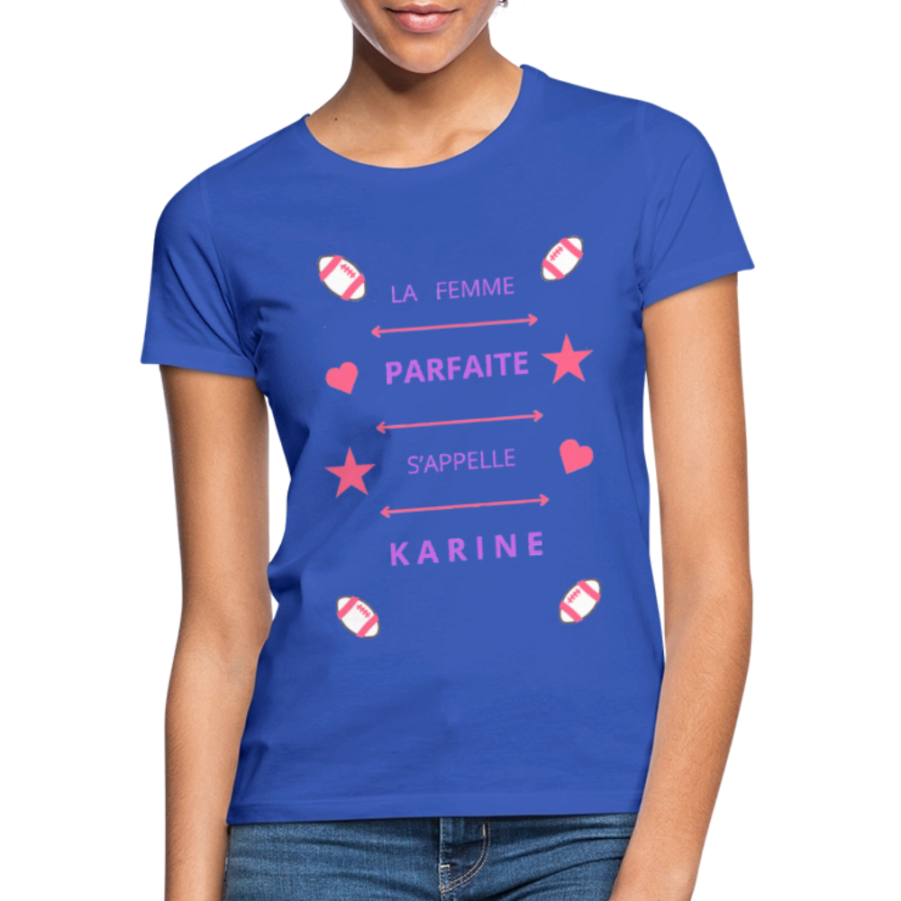 T-shirt Femme - bleu royal