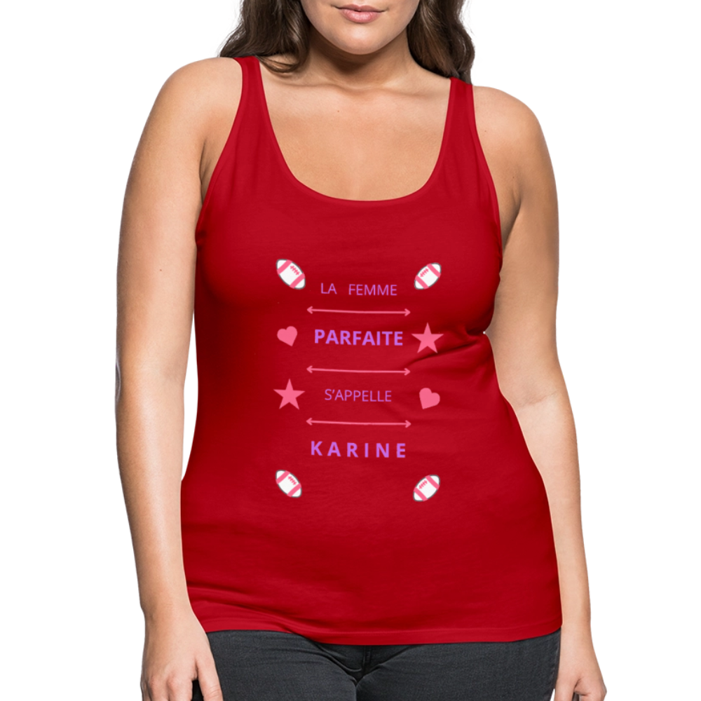 Débardeur Premium Femme - rouge