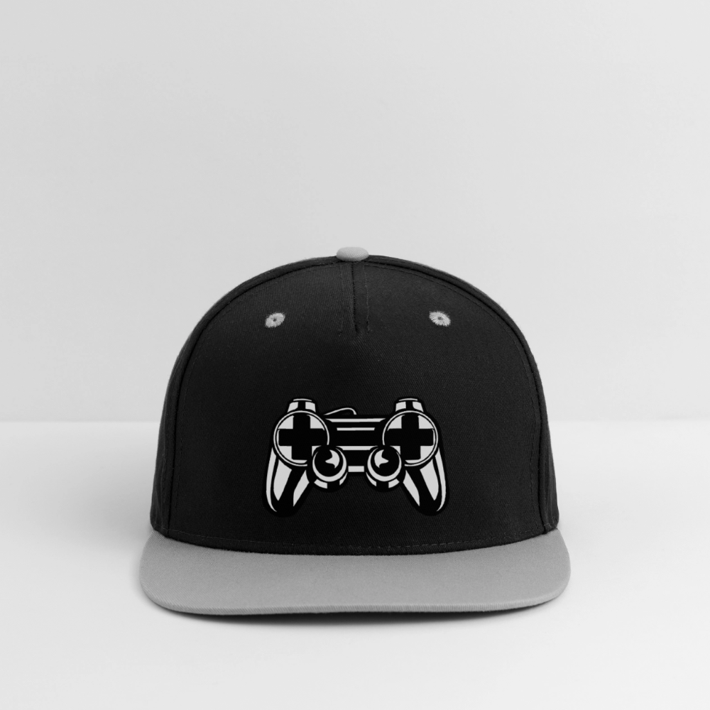 Casquette Snapback contrastée - noir/gris