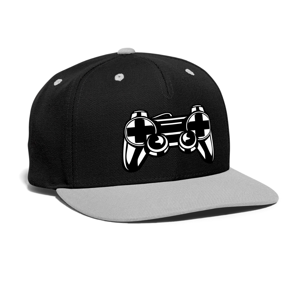 Casquette Snapback contrastée - noir/gris