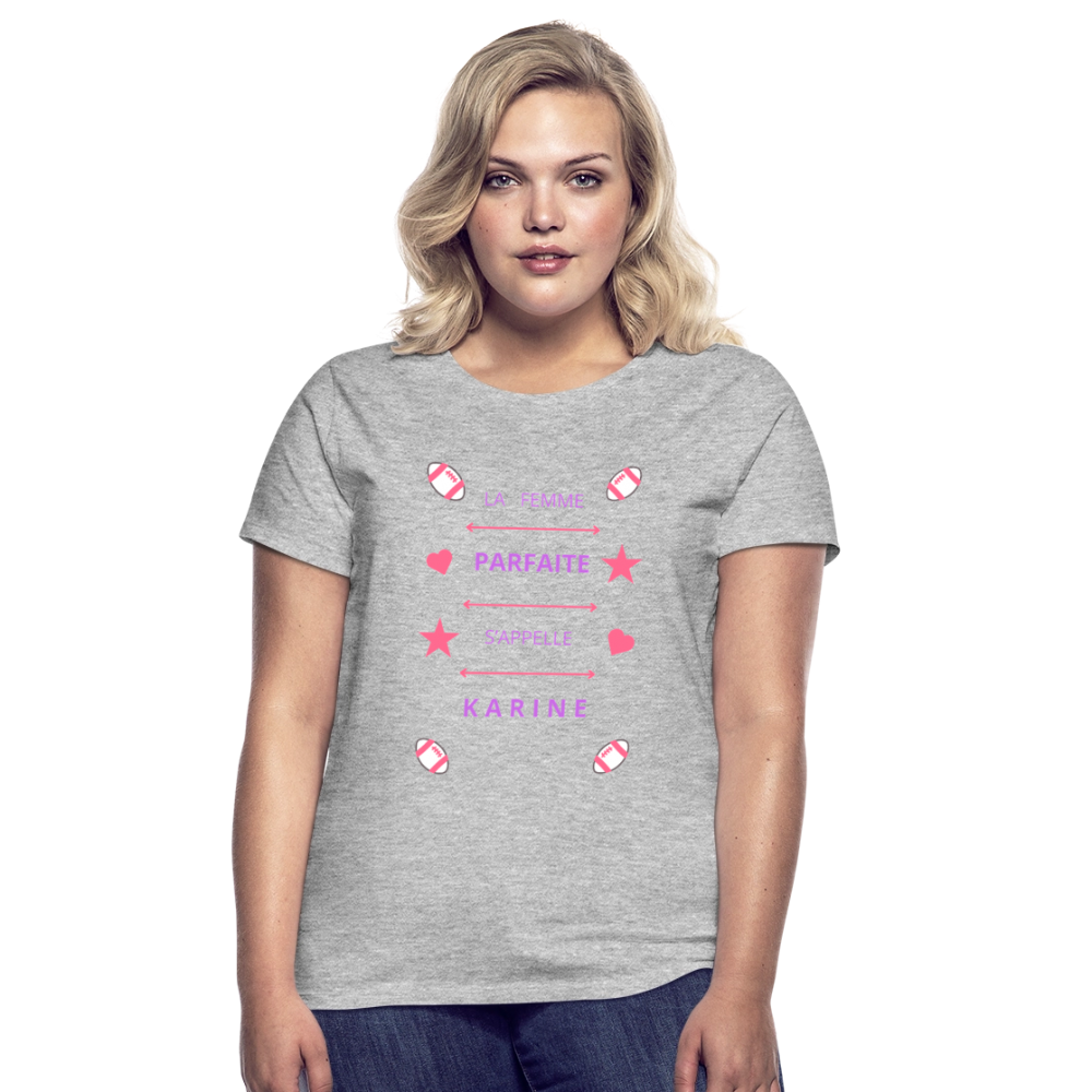 T-shirt Femme - gris chiné