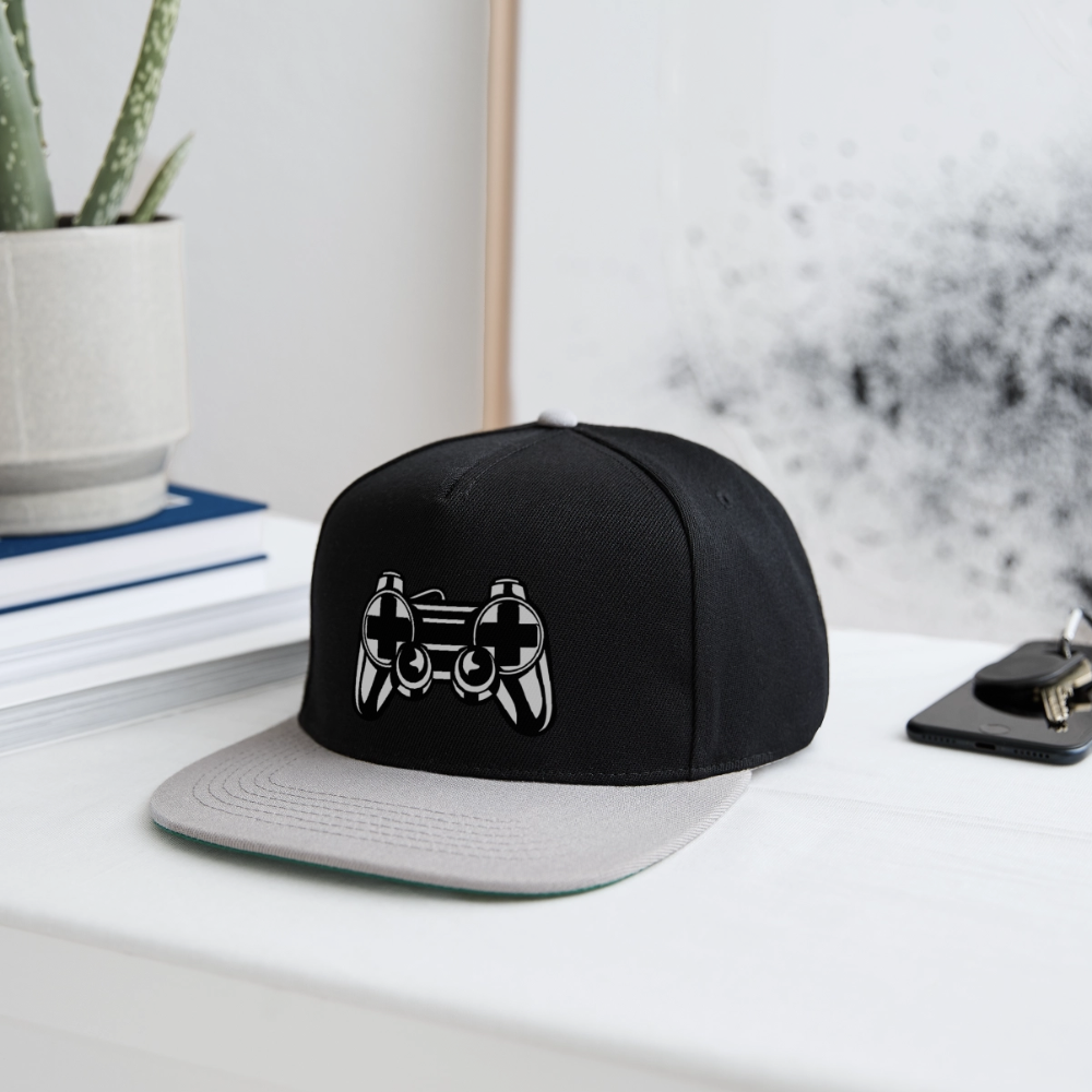 Casquette snapback - noir/gris