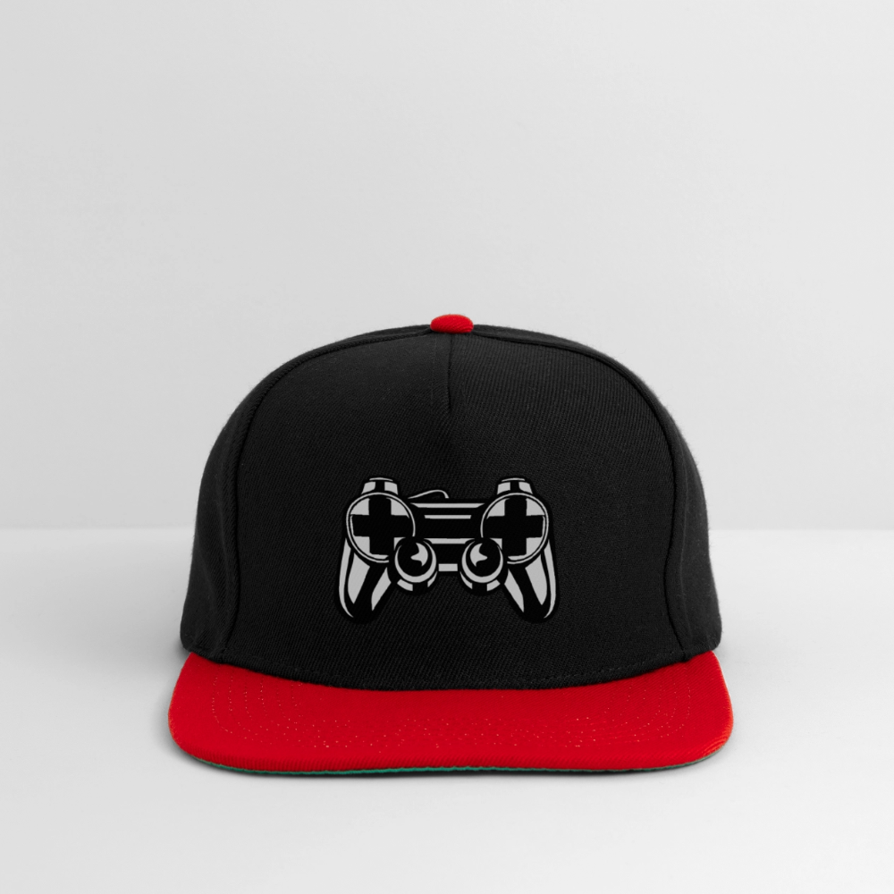 Casquette snapback - noir/rouge