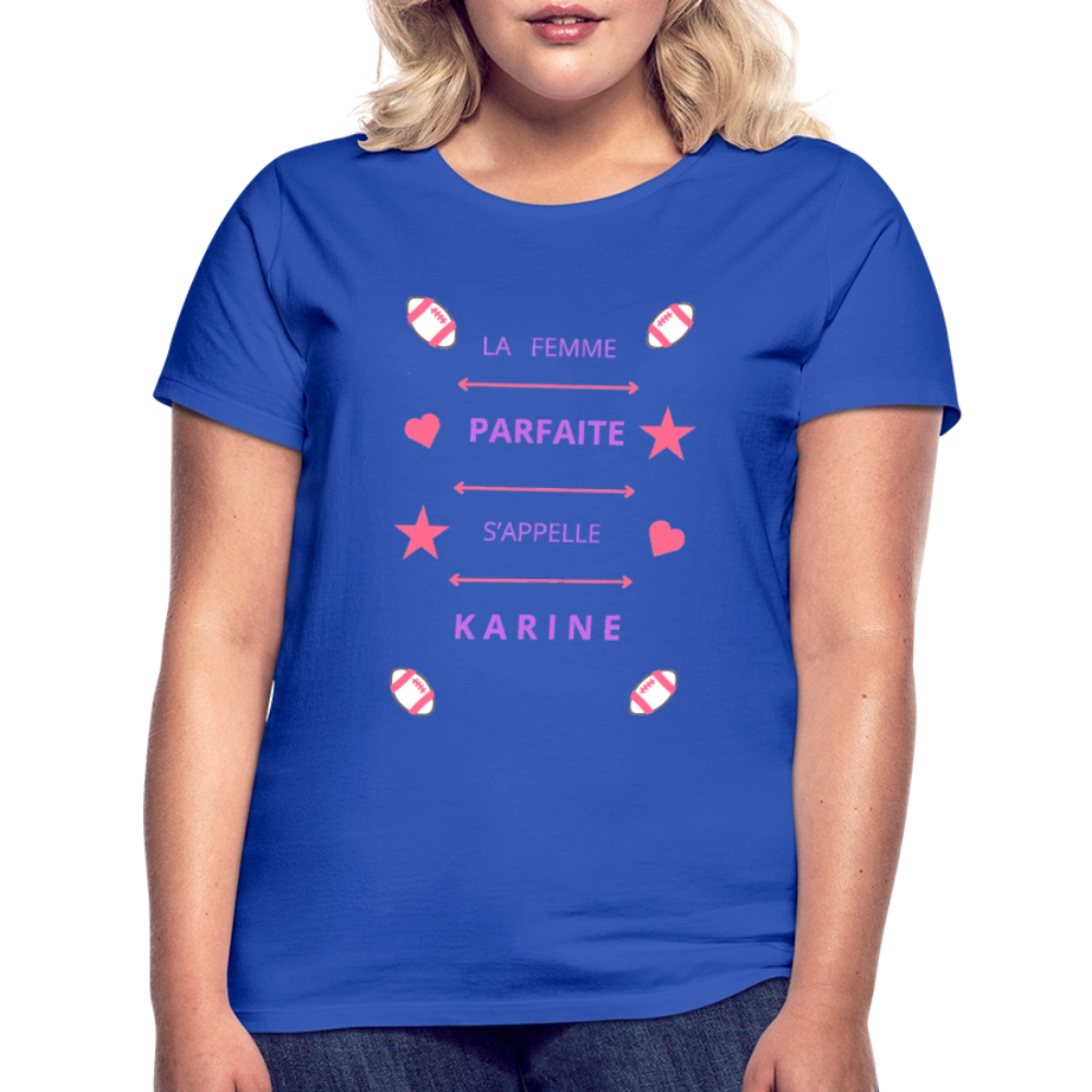 T-shirt Femme - bleu royal