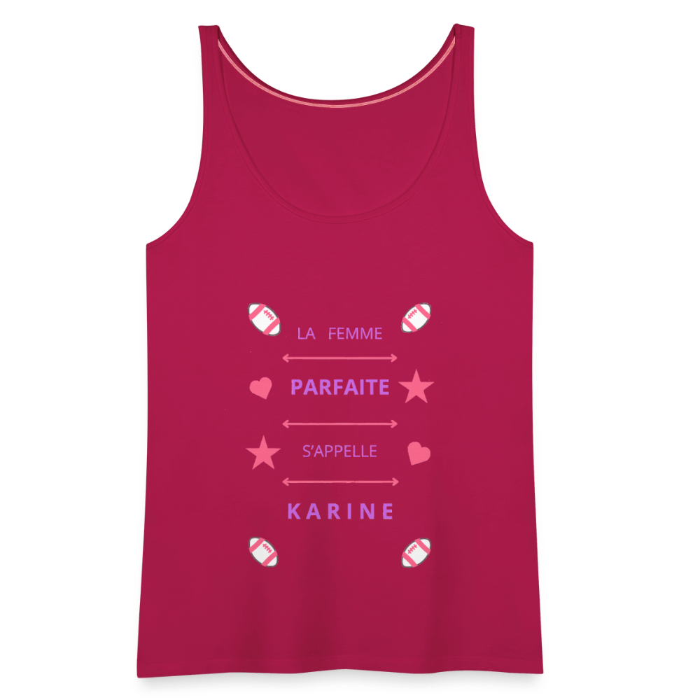 Débardeur Premium Femme - rubis
