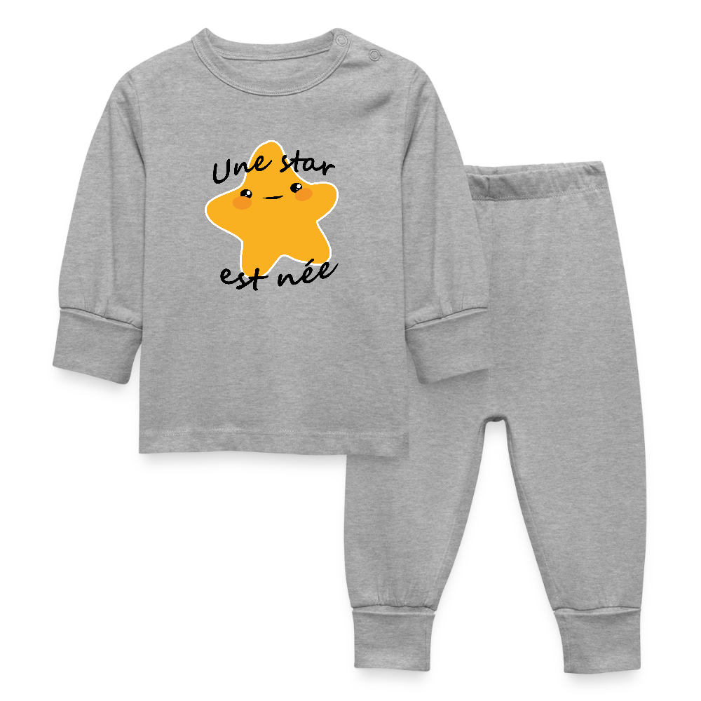 Pyjama Bébé - gris chiné