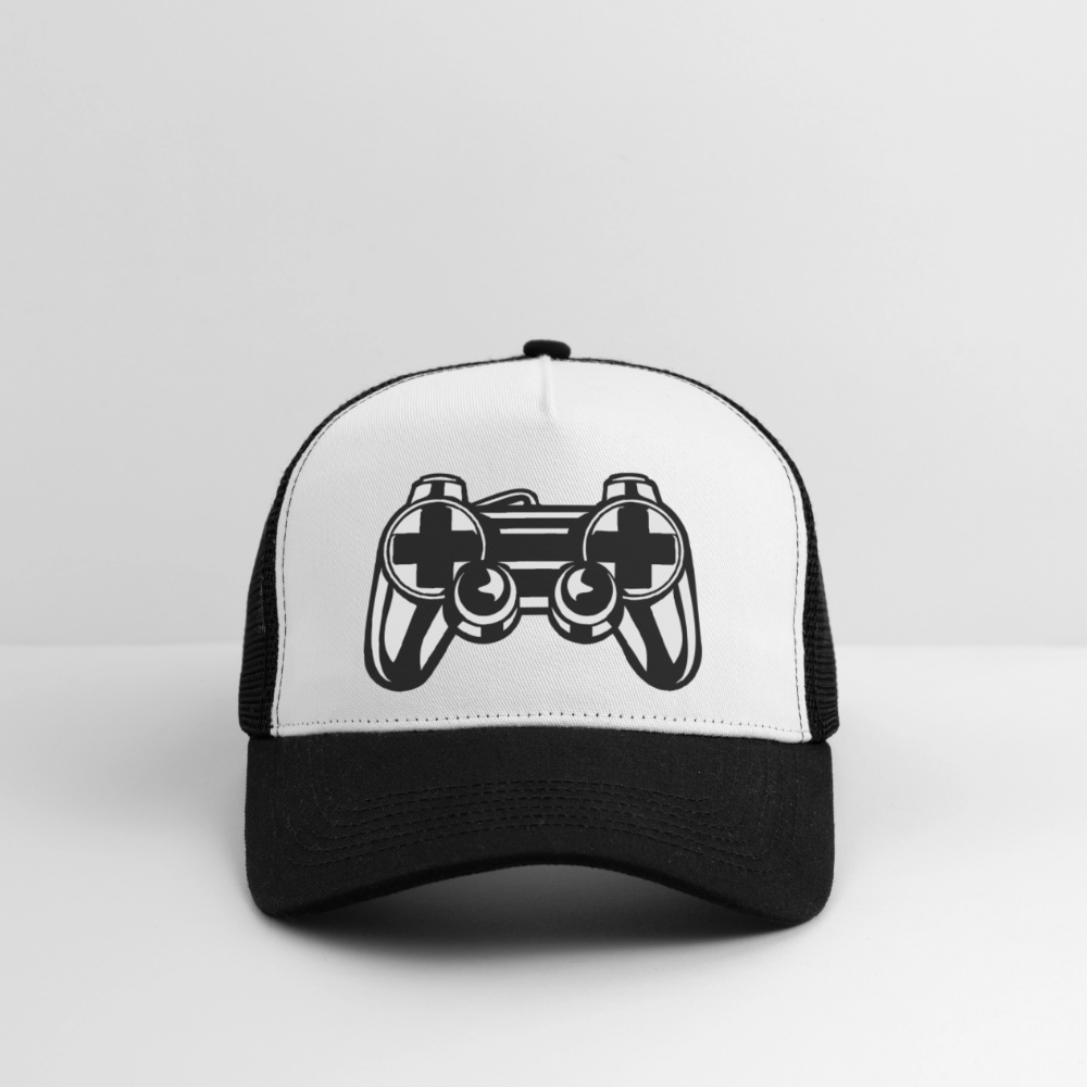 Trucker Cap - blanc/noir