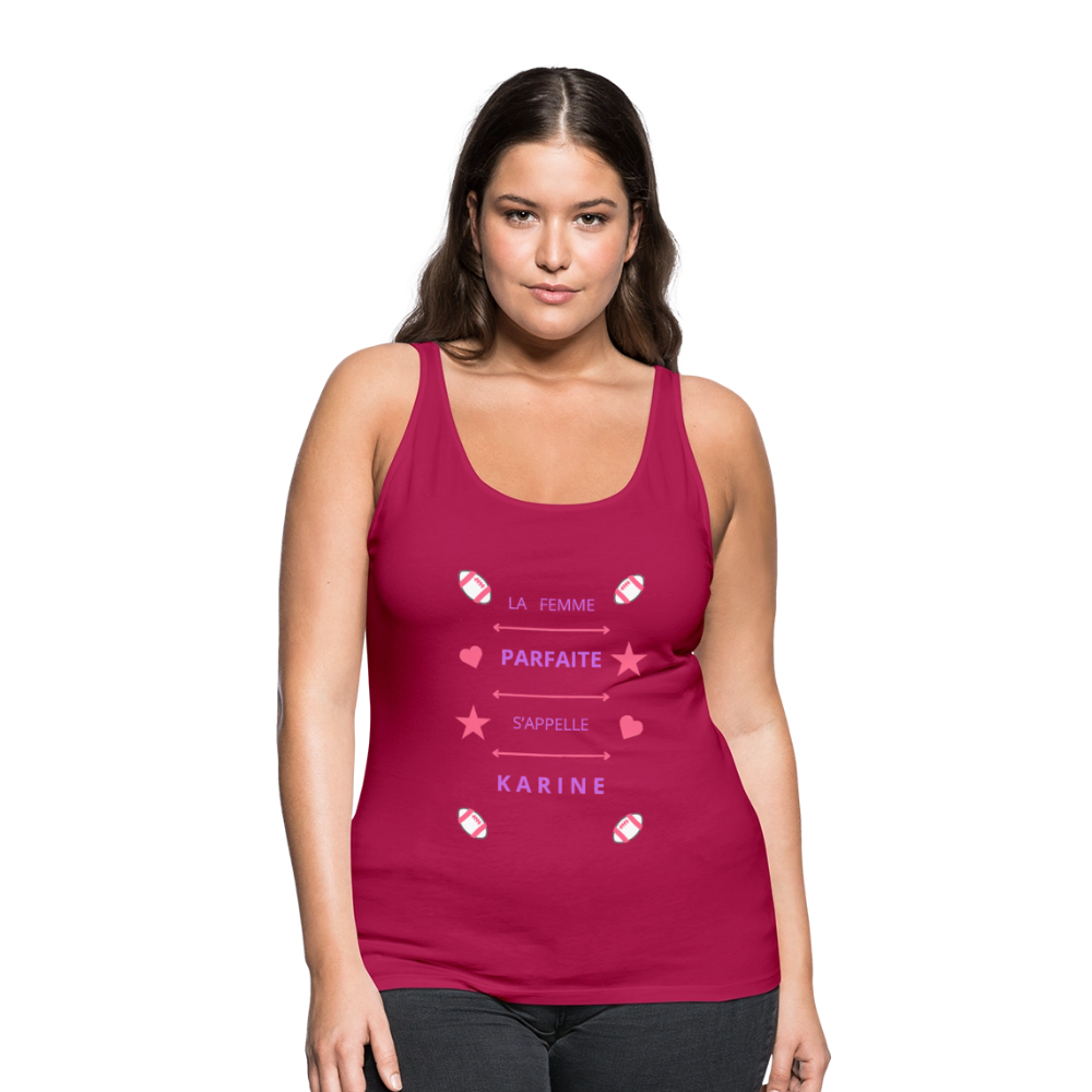 Débardeur Premium Femme - rubis