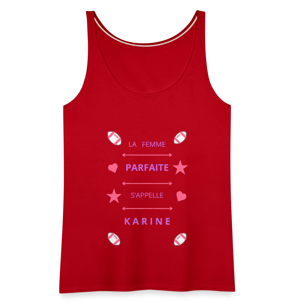 Débardeur Premium Femme - rouge