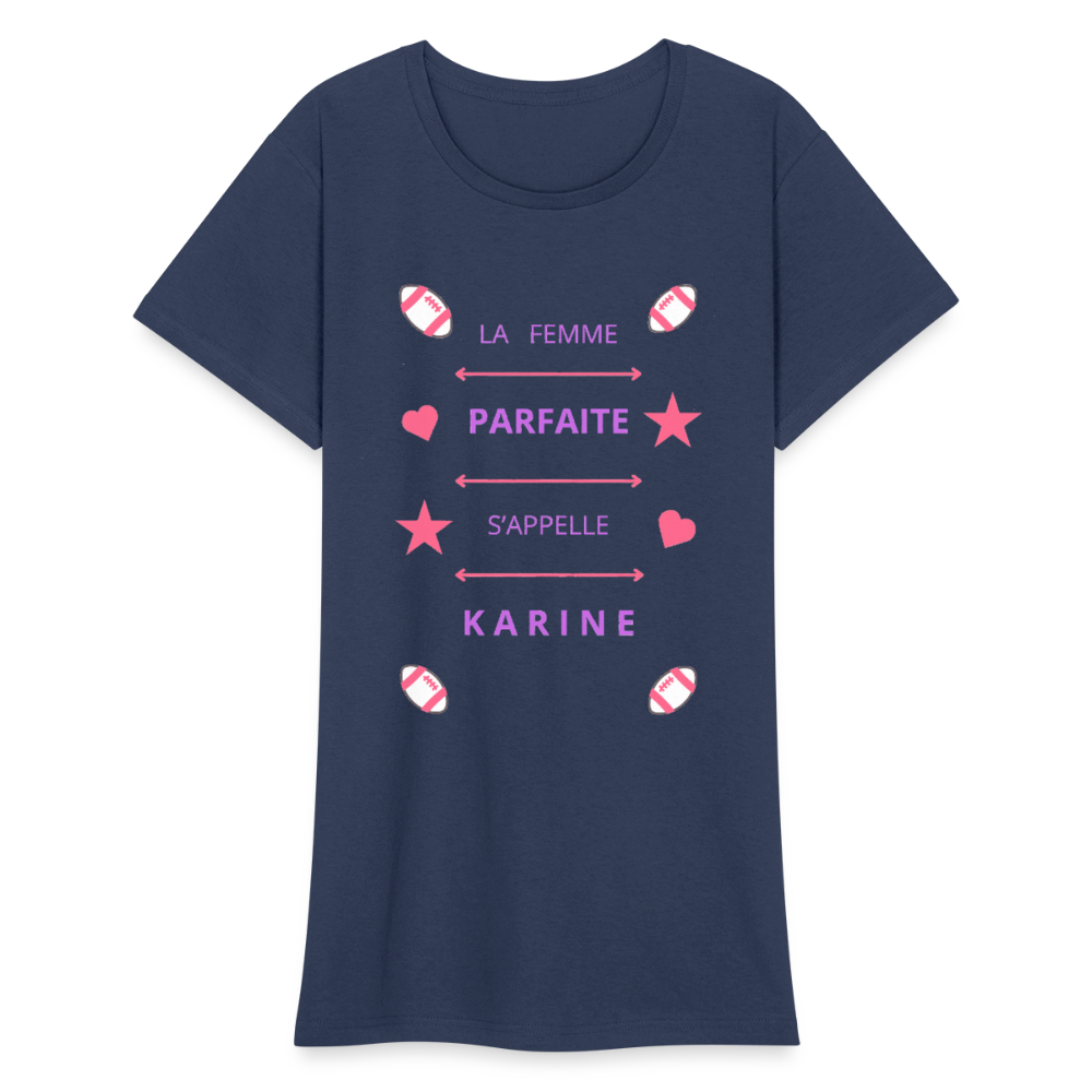 T-shirt Gildan épais femme - bleu marine