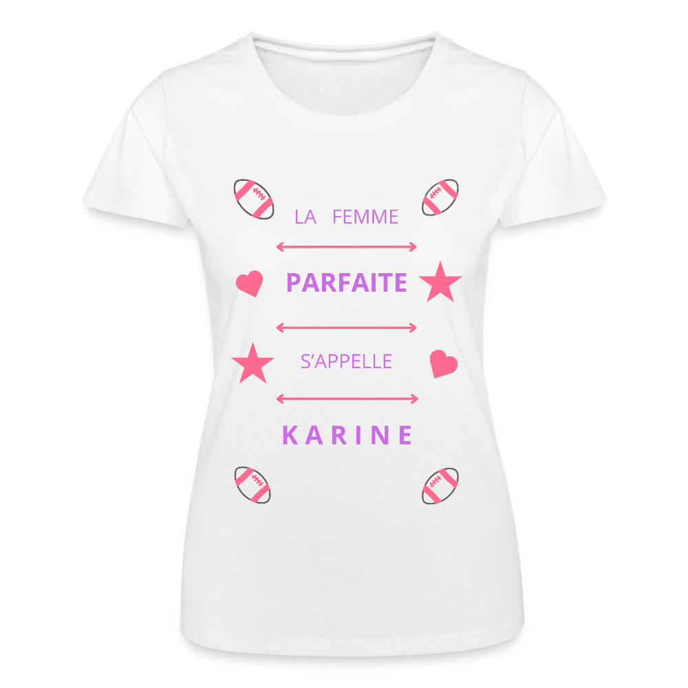 T-shirt Femme Fruit of the Loom - blanc