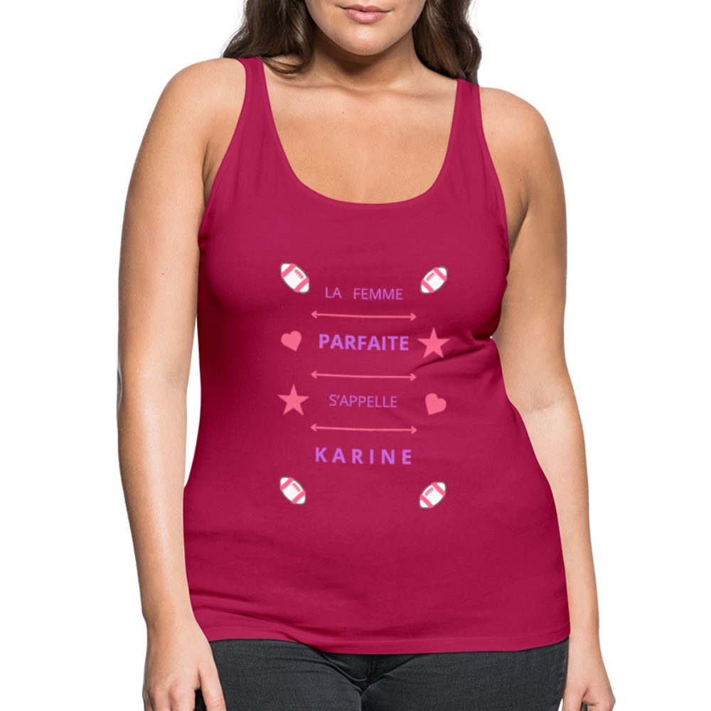 Débardeur Premium Femme - rubis
