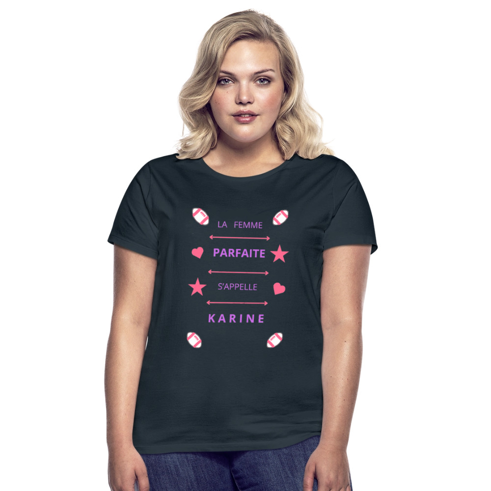 T-shirt Femme - marine