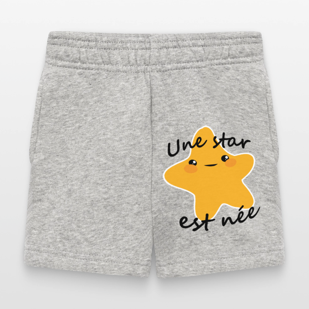 Short Bébé - gris chiné