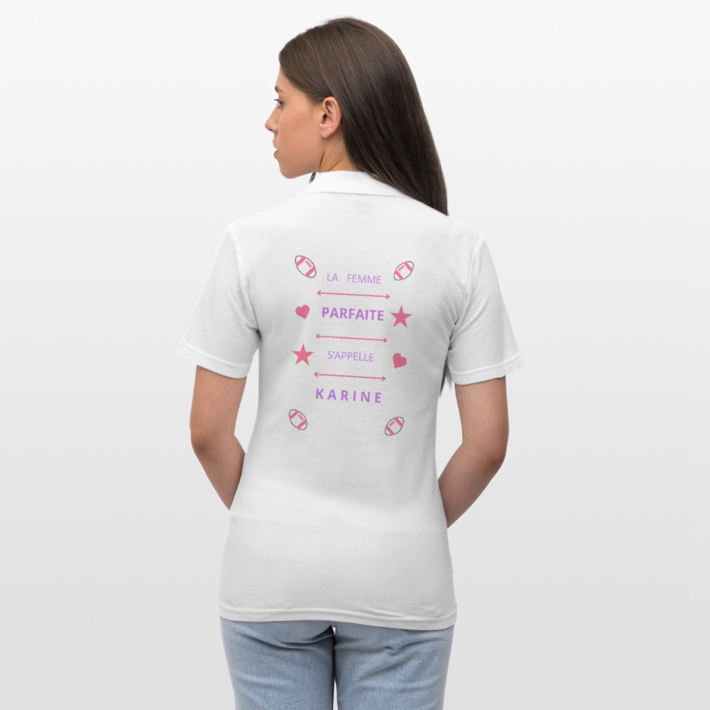 Women's Polo Shirt - blanc
