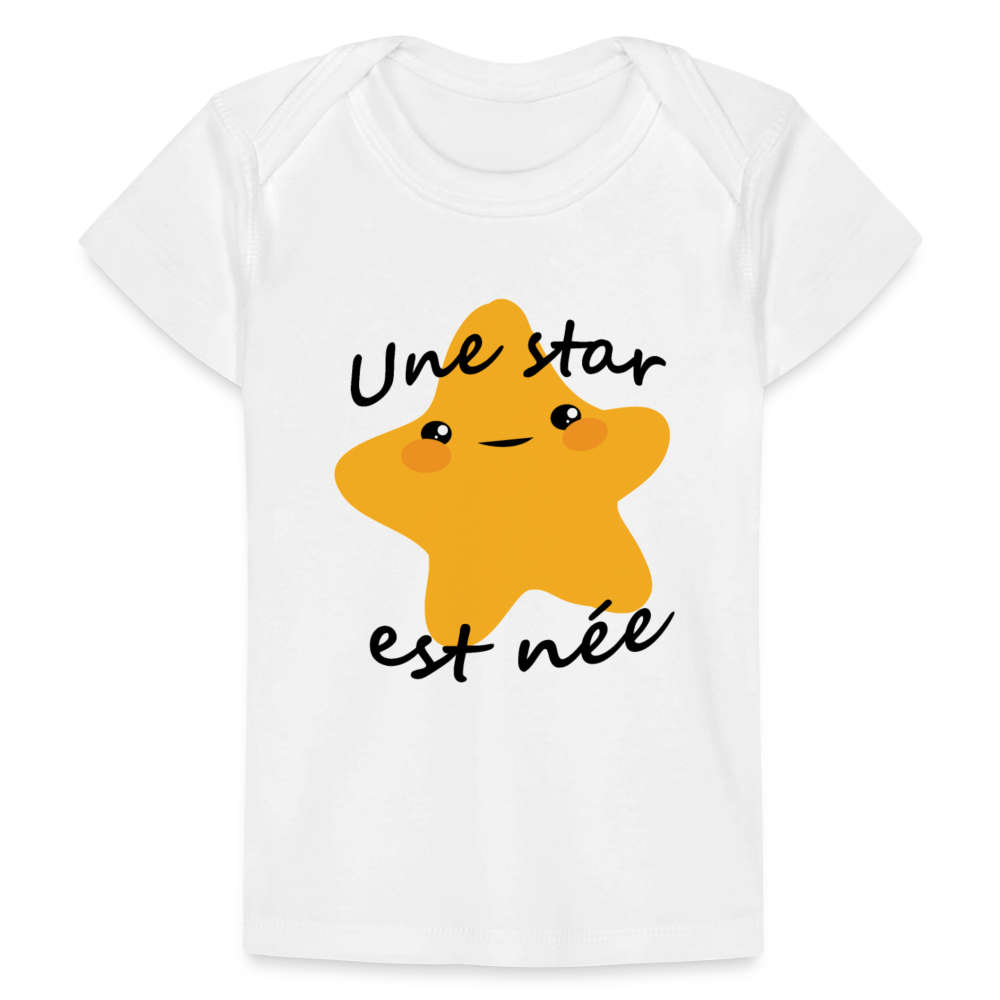 T-shirt bio Bébé - blanc
