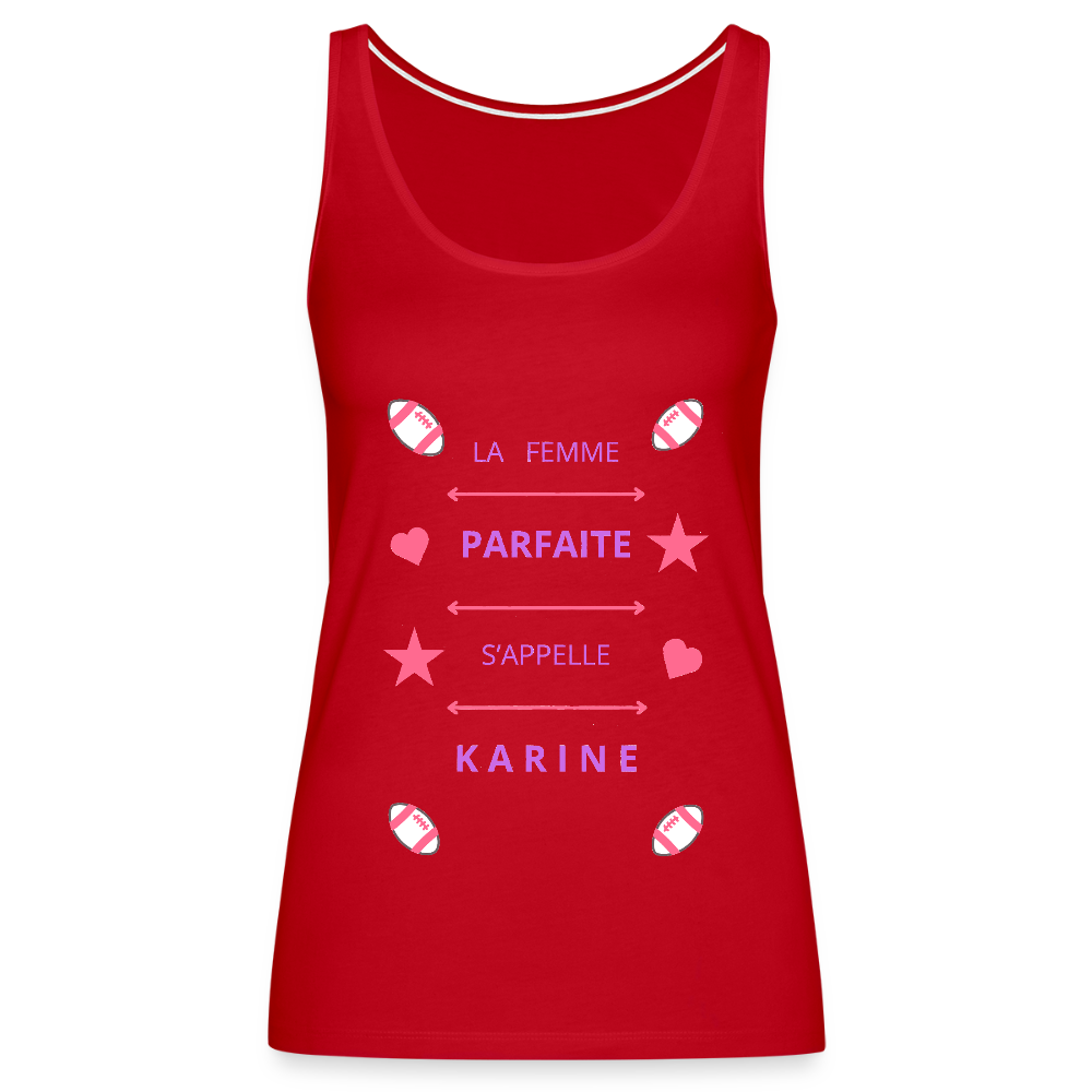 Débardeur Premium Femme - rouge