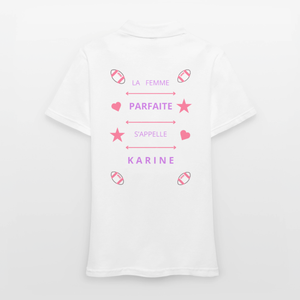 Women's Polo Shirt - blanc