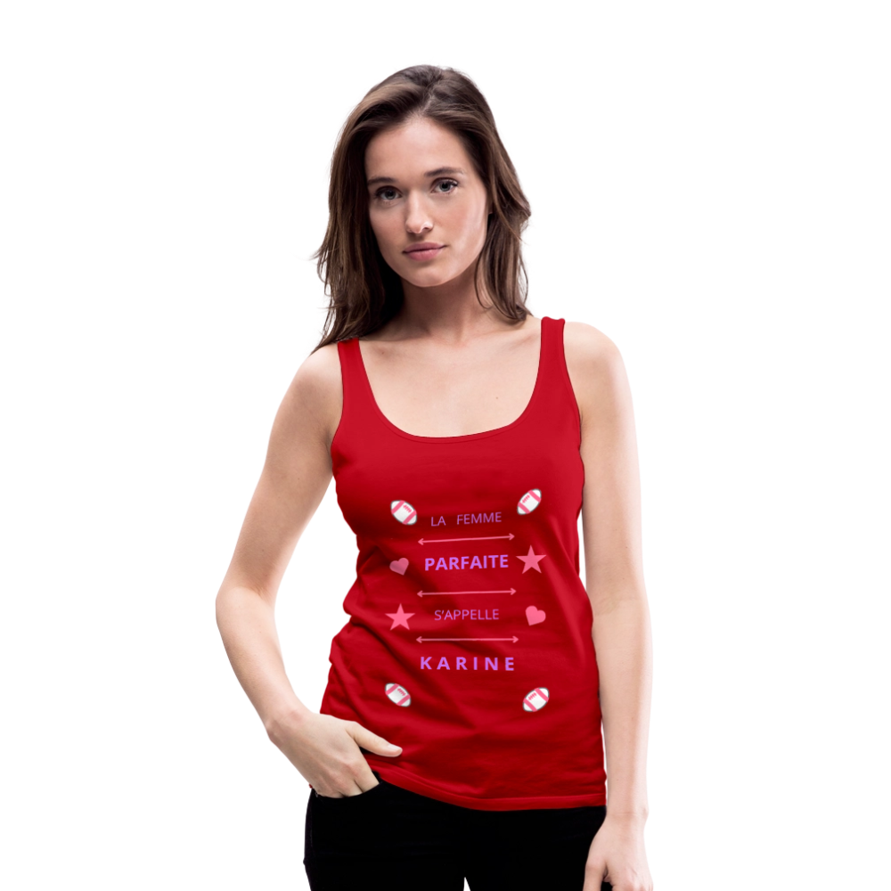 Débardeur Premium Femme - rouge