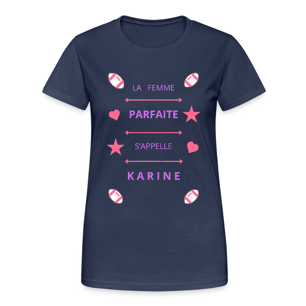 T-shirt Gildan épais femme - bleu marine