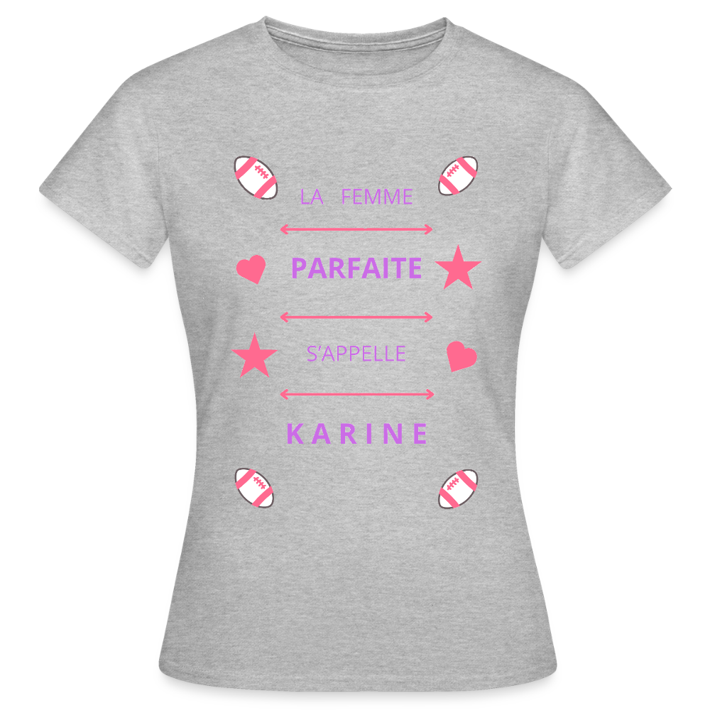 T-shirt Femme - gris chiné