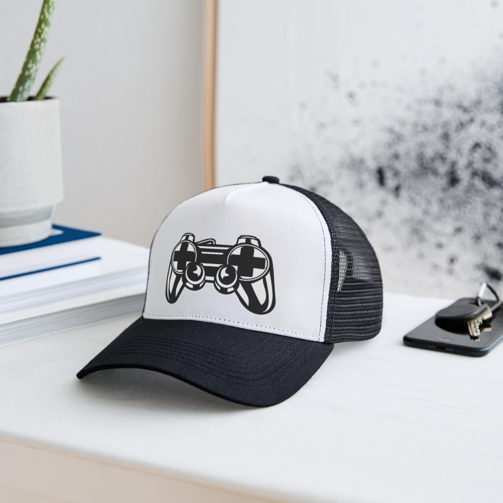 Trucker Cap - blanc/noir