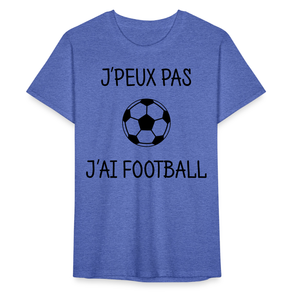 T-shirt Homme Fruit of the Loom - bleu chiné