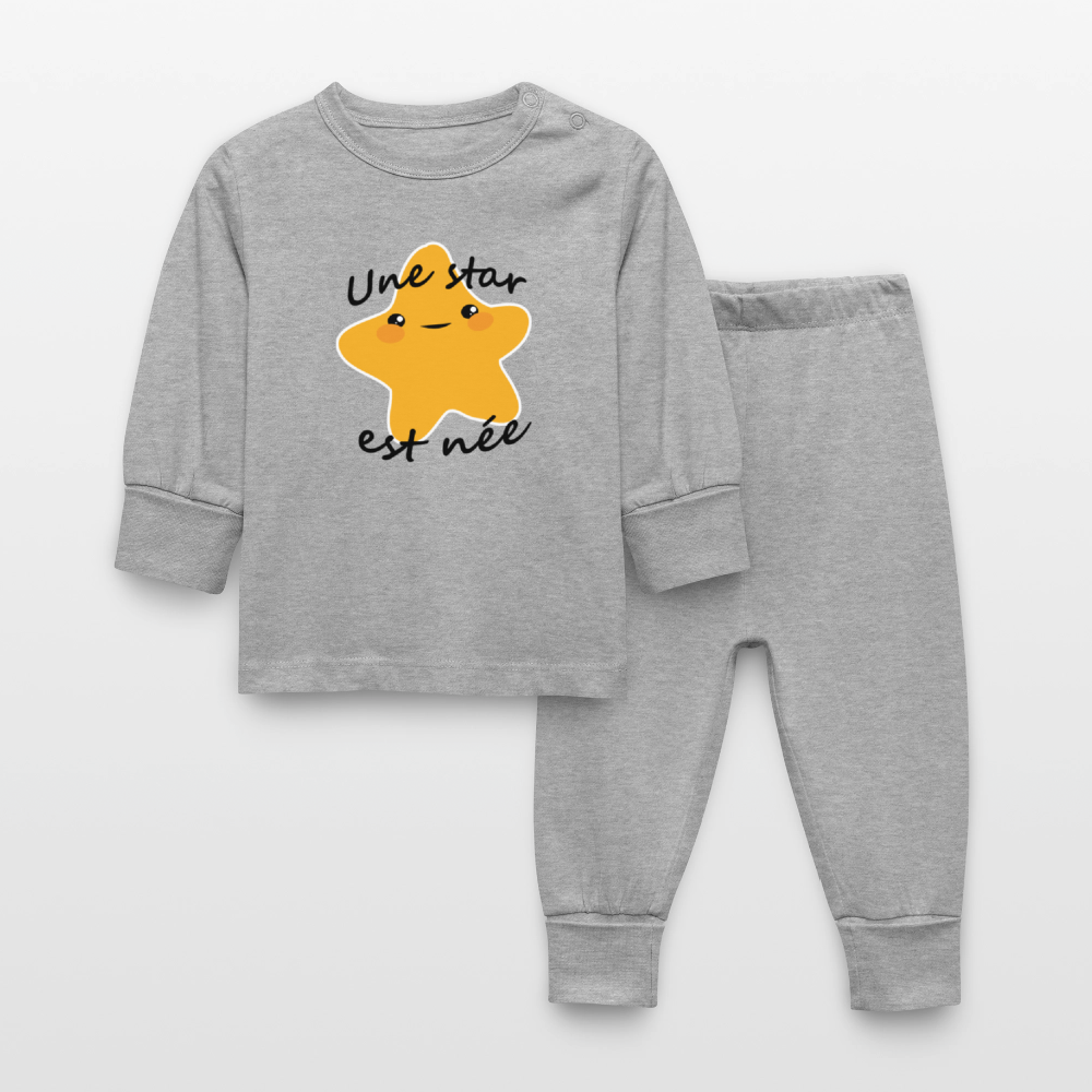 Pyjama Bébé - gris chiné