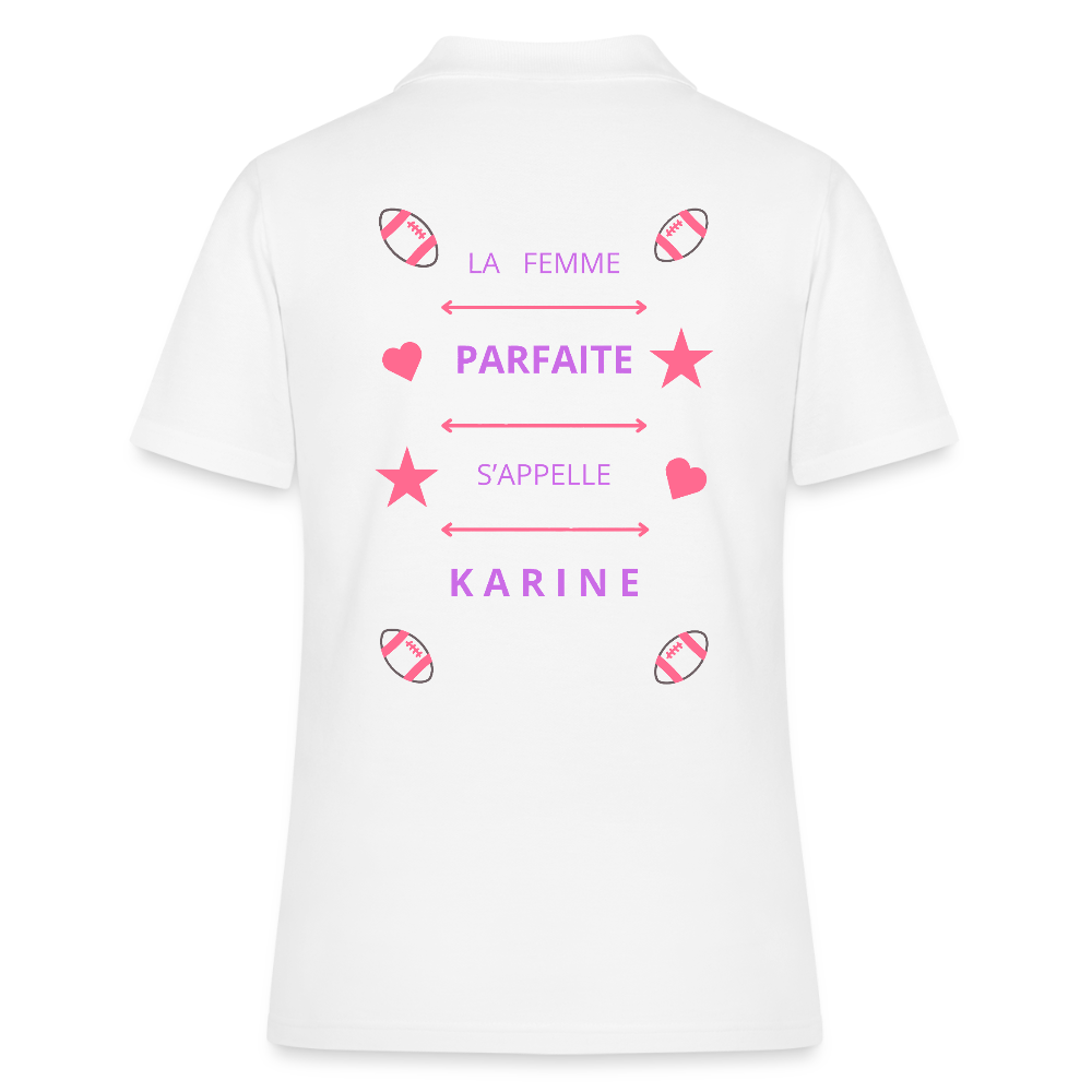 Women's Polo Shirt - blanc