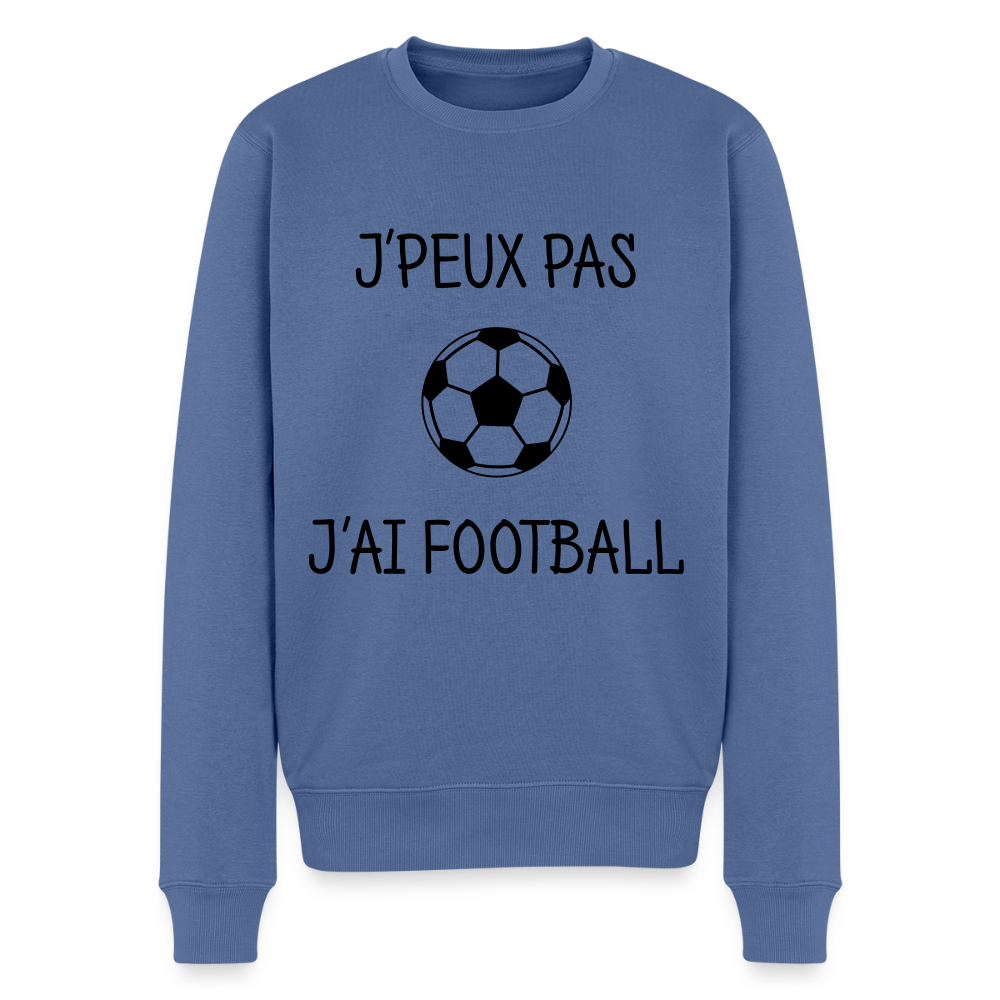 Sweat ras-du-cou Premium Homme - bleu pigeon
