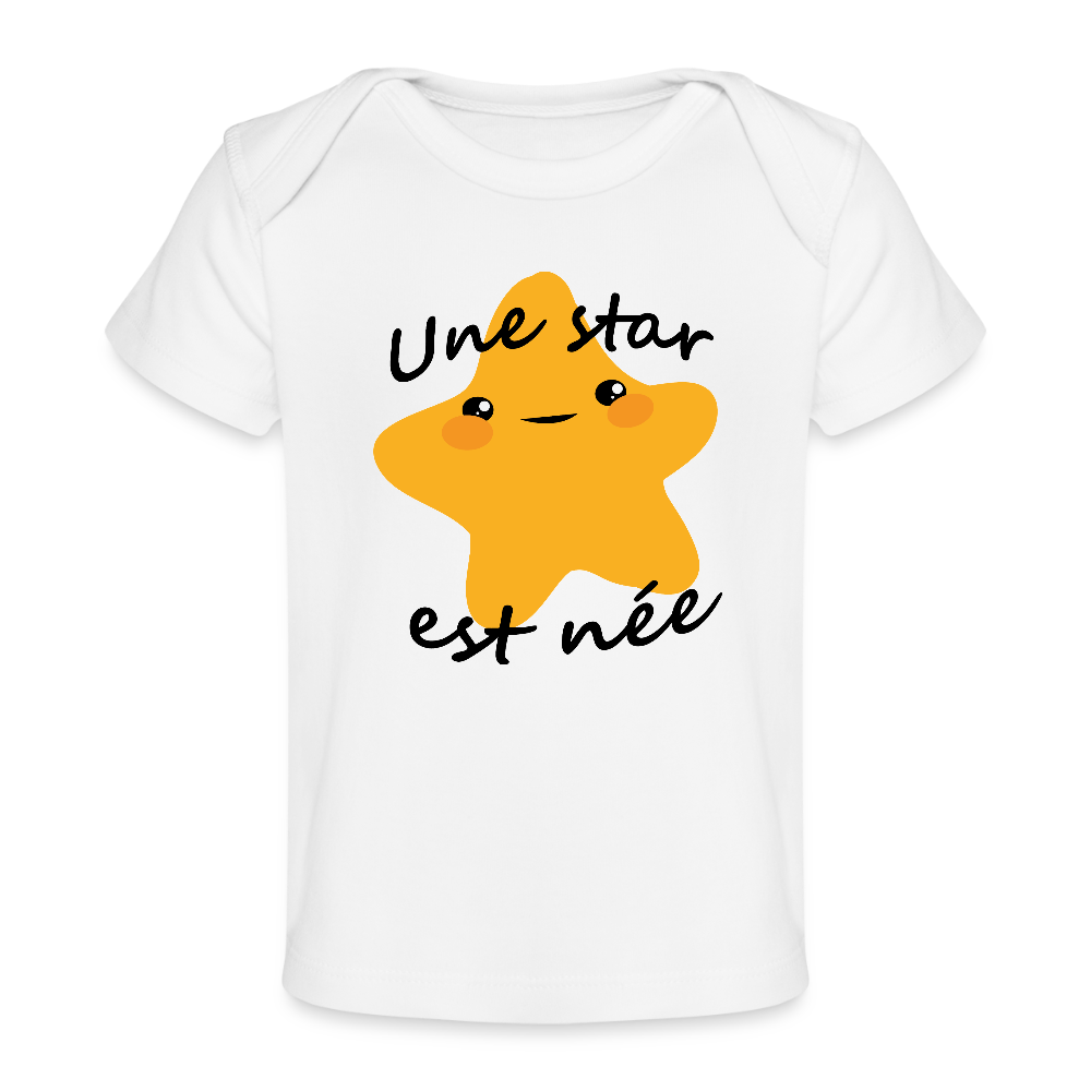 T-shirt bio Bébé - blanc