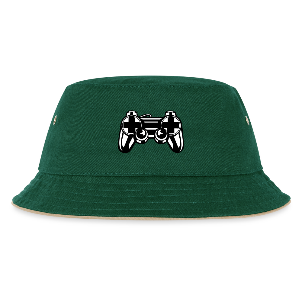 Bob Enfant - vert foncé/beige