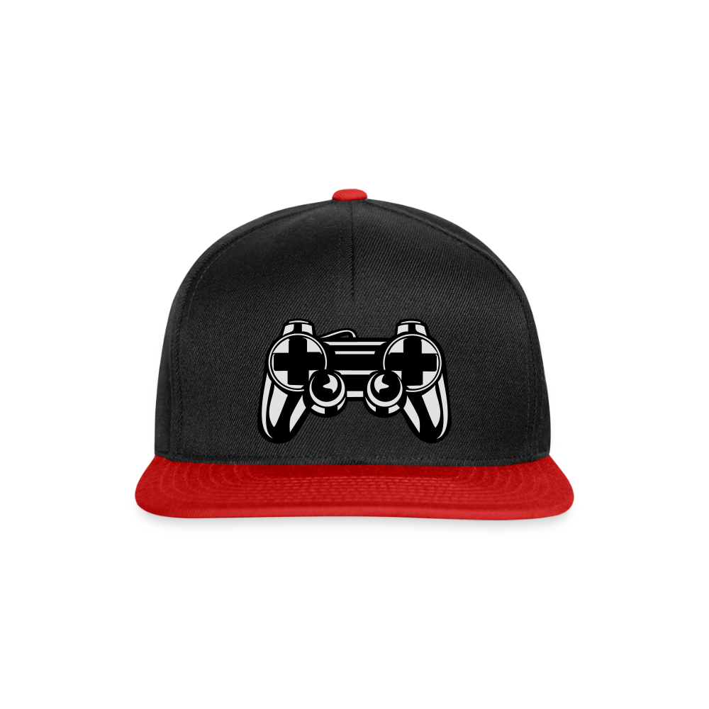 Casquette snapback - noir/rouge