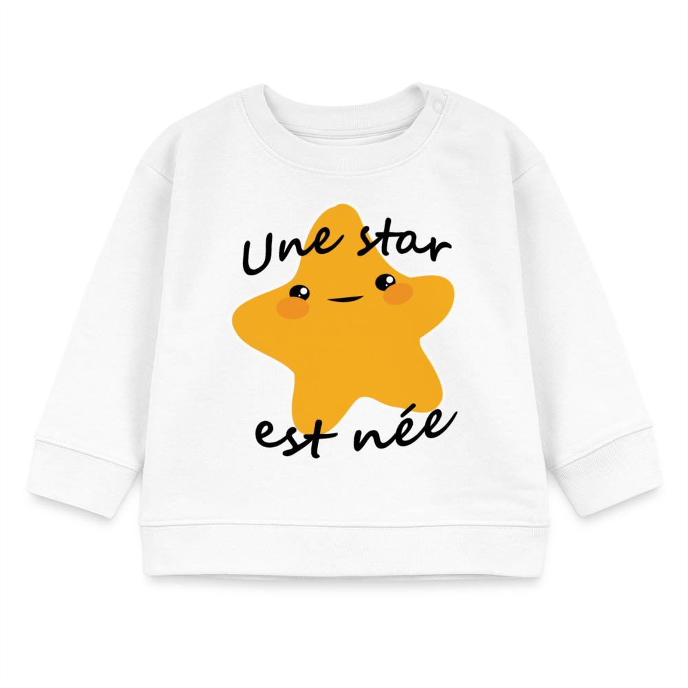 Sweat bio CHANGER Stanley/Stella Bébé - blanc