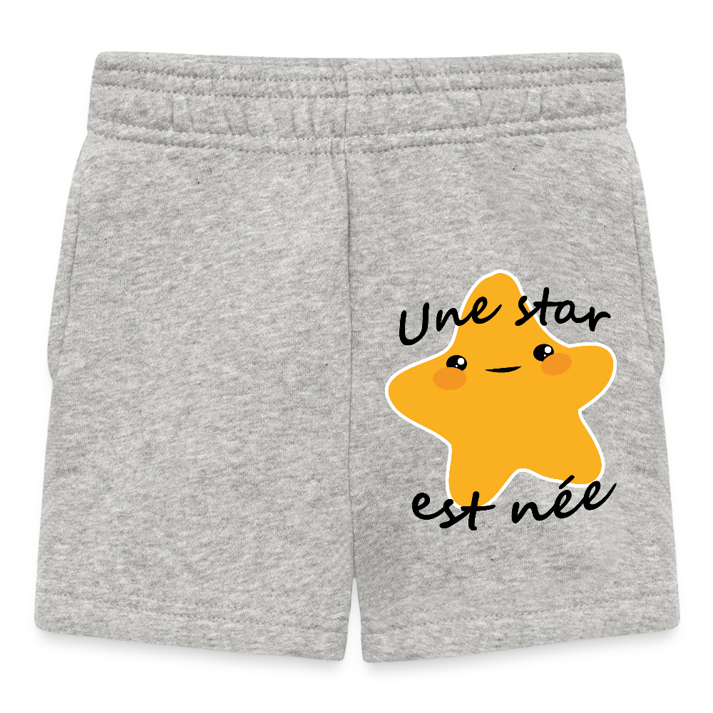 Short Bébé - gris chiné