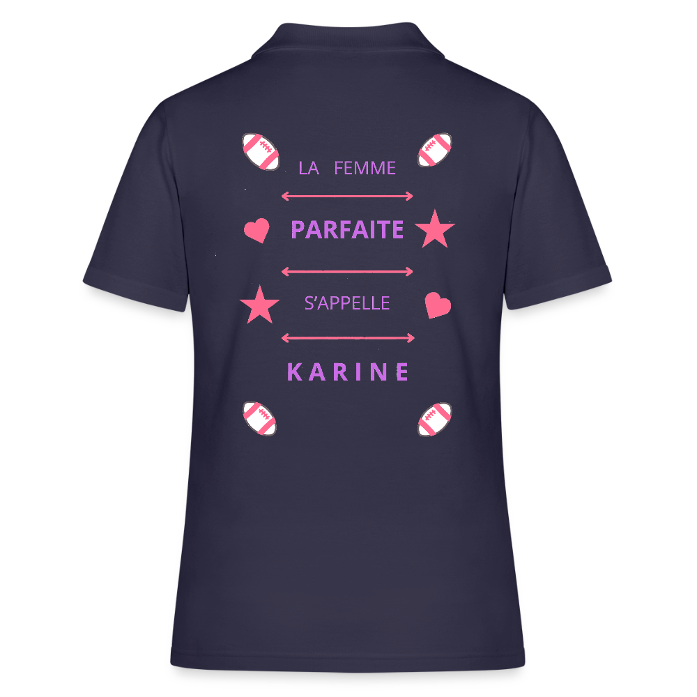 Women's Polo Shirt - bleu marine